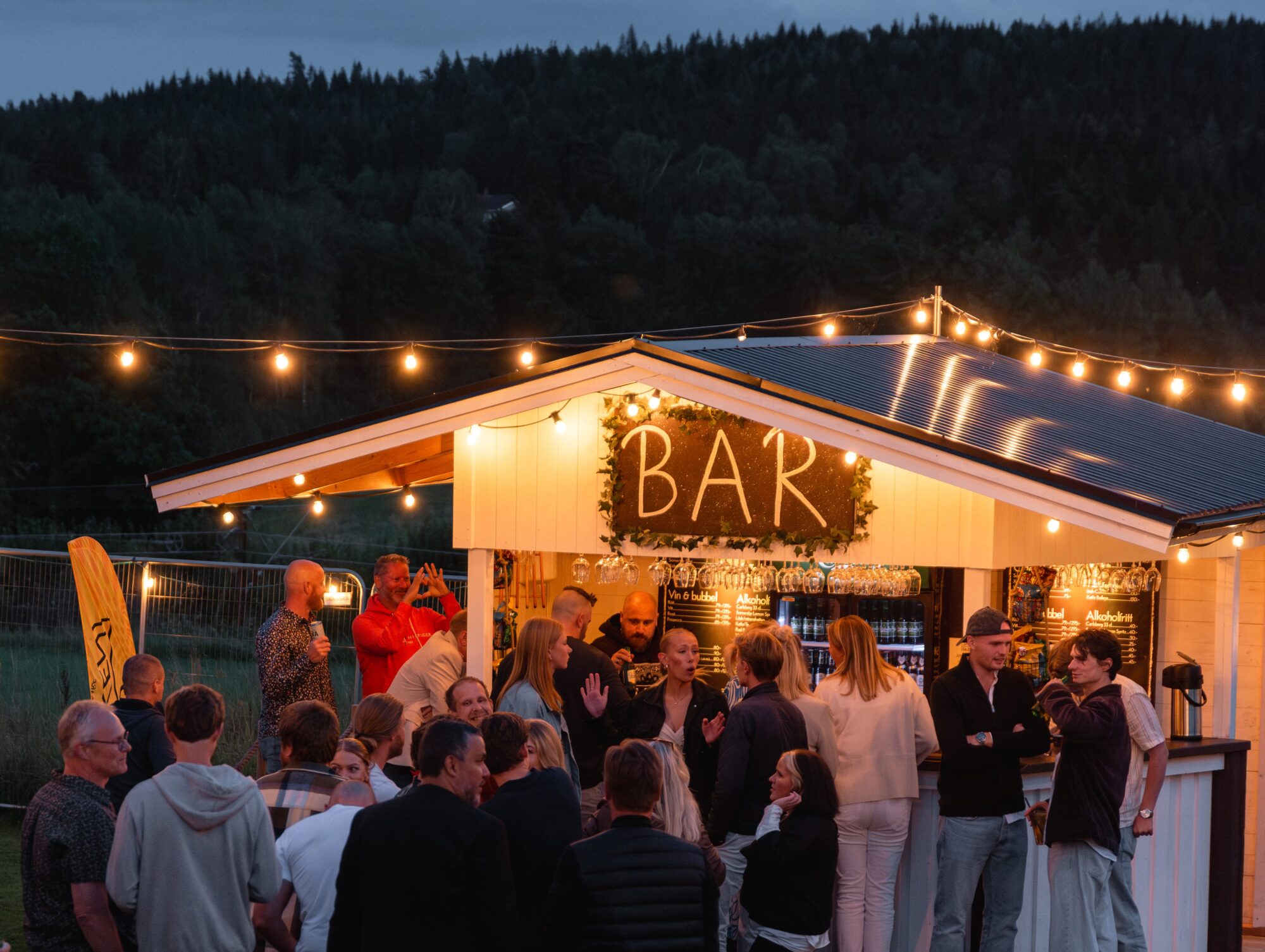 företagsevent i Göteborg-Rävlanda-utebar